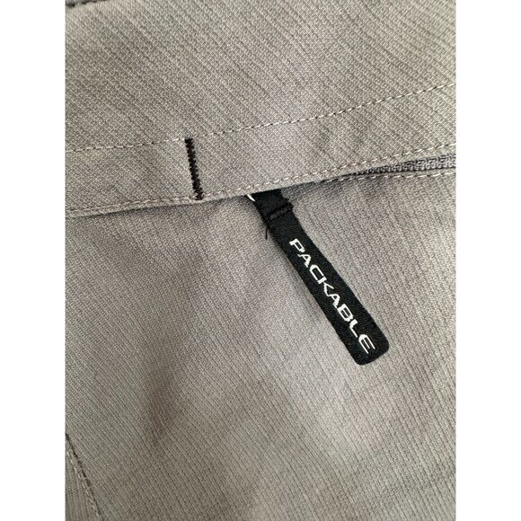 Columbia Women’s Titanium Shorts Charcoal Grey Size 16.5 Waist × 15″ Length - Picture 4 of 5